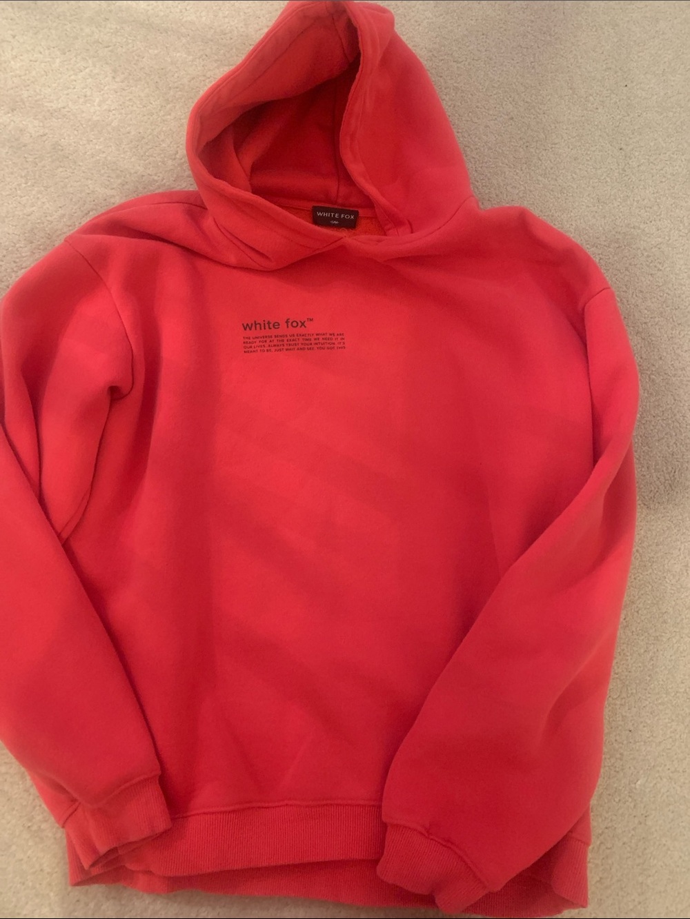 WHITE FOX Red Hoodie